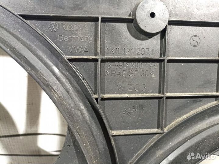 Диффузор вентилятора VW Golf VI Volkswagen