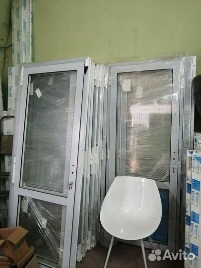 Двери готовые 80х200 алюминиевые
