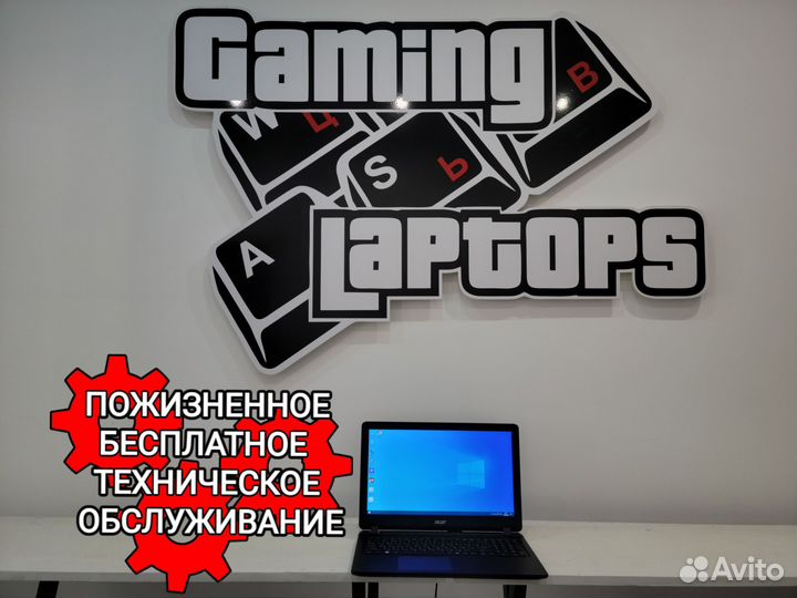 Свежий офисный ноутбук Acer 15.6 Full HD i5-7200u