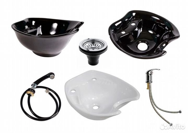 Раковины для парикмахерских моек и комплектующие