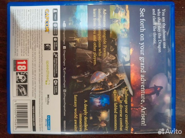 Dragons Dogma 2 ps5 диск