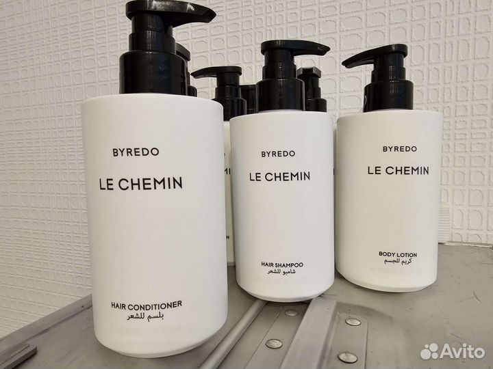 Le Chemin by Byredo шампунь, кондиционер, лосьон