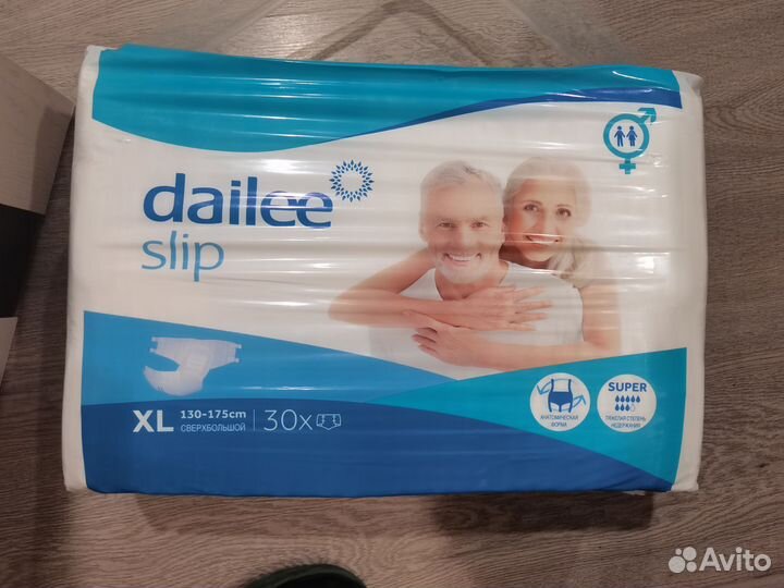 Dailee slip подгузники для взрослых