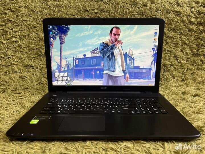 Игровой ноутбук Dexp 8Gb/nvidia GeForce 930M/SSD