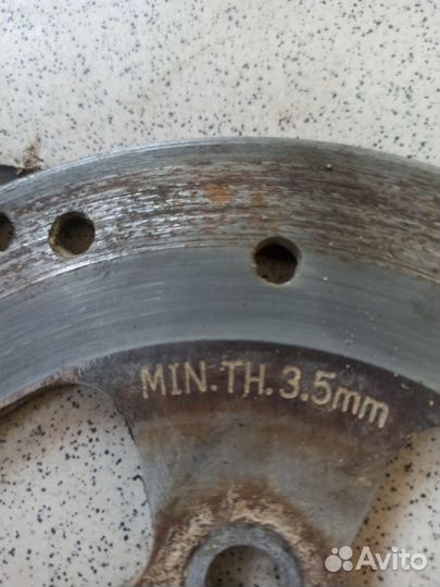 Диск тормозной задний Русская механика 500 tgb