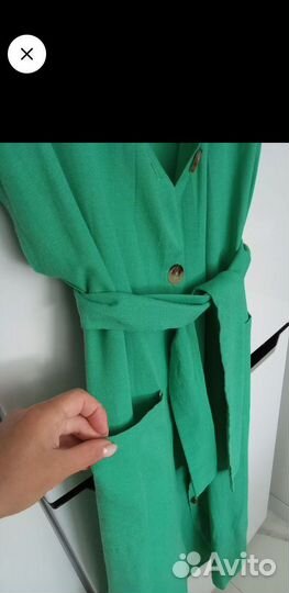 Платье женское лён 42 бу