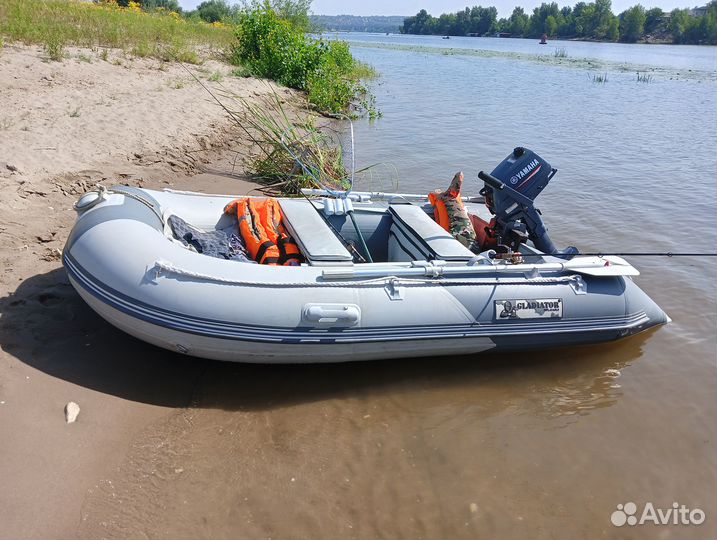 Лодочный мотор Yamaha 3, +лодка пвх gladiator B300