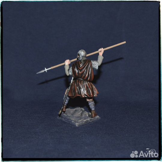 Викинг Оловянная миниатюра Солдатик 54 мм