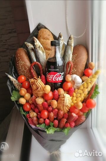 Вкусные мужские букеты