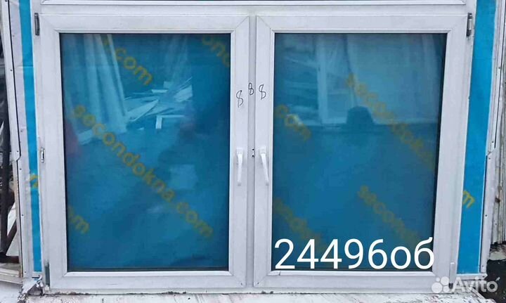 Пластиковое окно Б/У 1720(в) 1260 об х 1770(ш)