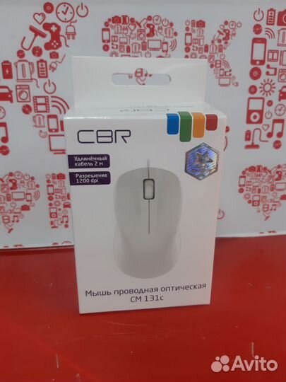 Т7 мышь проводная CBR CM 131C