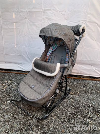 Коляска санки ника