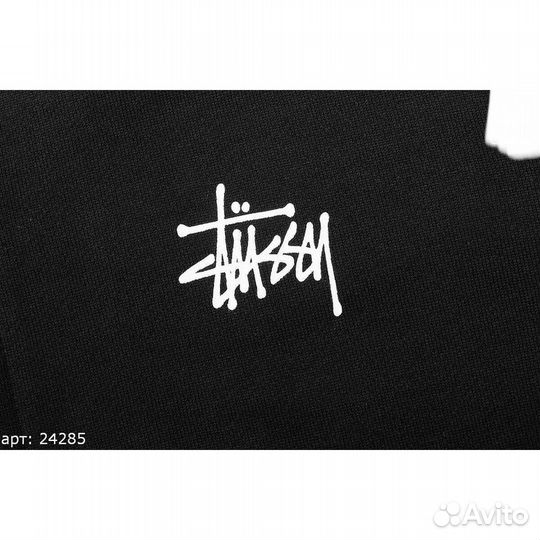 Зип худи stussy Черное