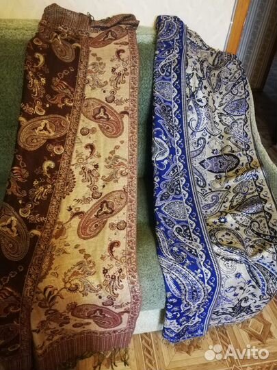 Шарфы кашемировые двухсторонние