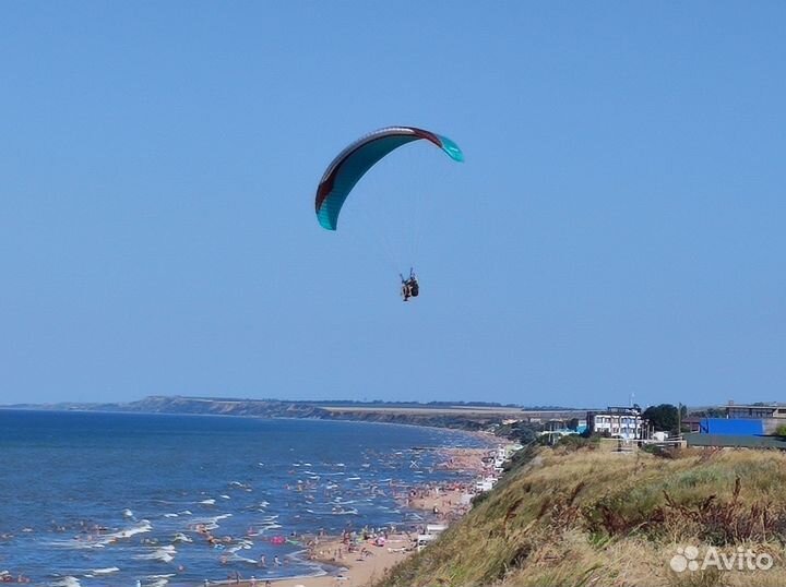 Полет на парашюте с инструктором
