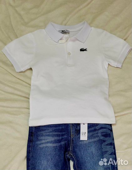Футболка детская поло lacoste
