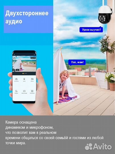 Уличная видеокамера Wi-Fi IP