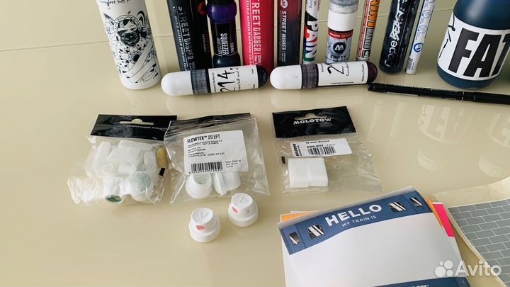 Маркеры для тегинга баллон молотов