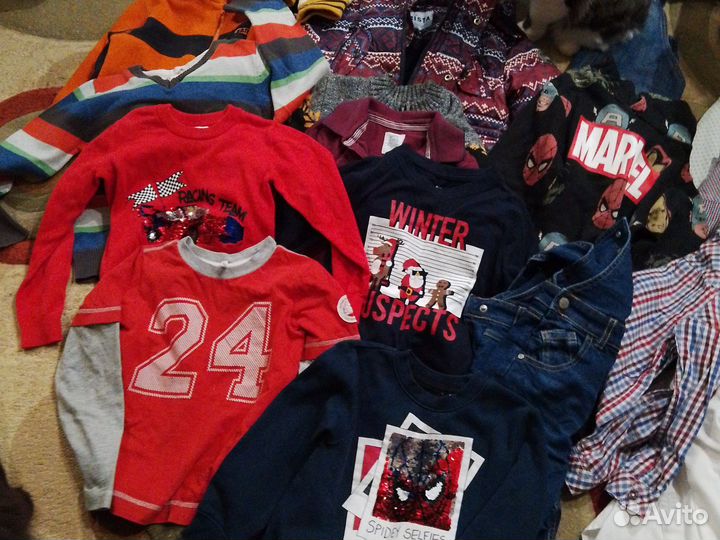 Детские вещи пакетом на мальчика 4-6 лет