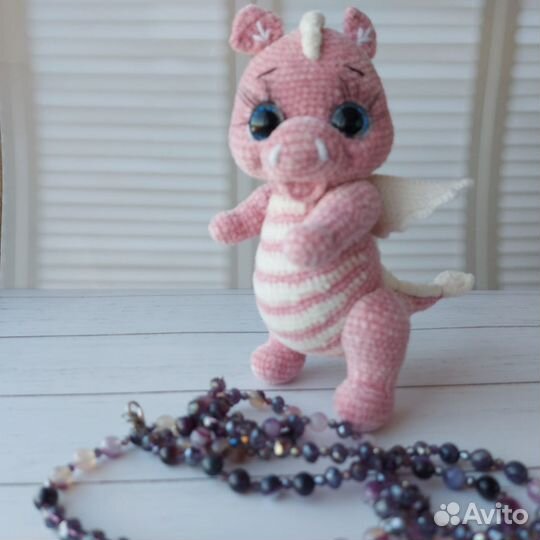 Вязаные игрушки дракон