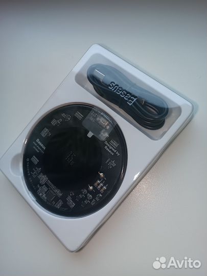 Беспроводная зарядка 15w baseus iPhone/android