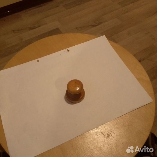 Oснacтка для пeчaти деревянная штамп