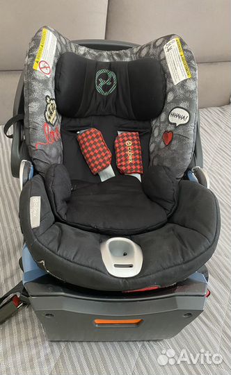 Автолюлька Cybex cloud q platinum с базой isofix