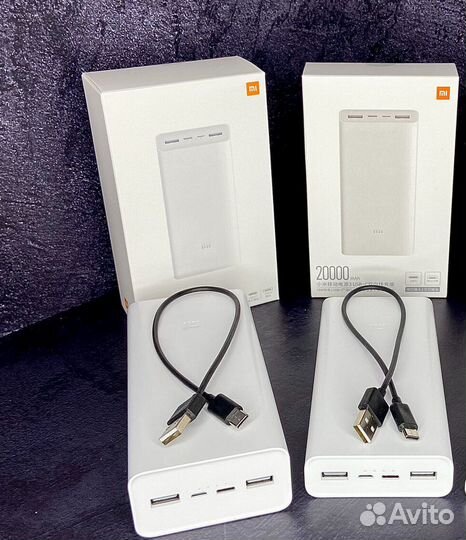 Xiaomi Power Bank 3 Повербанк 30000 mAh