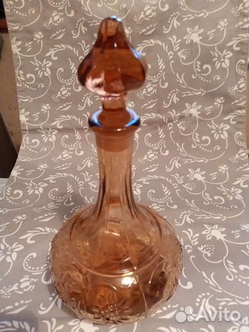 Графин цветное стекло СССР