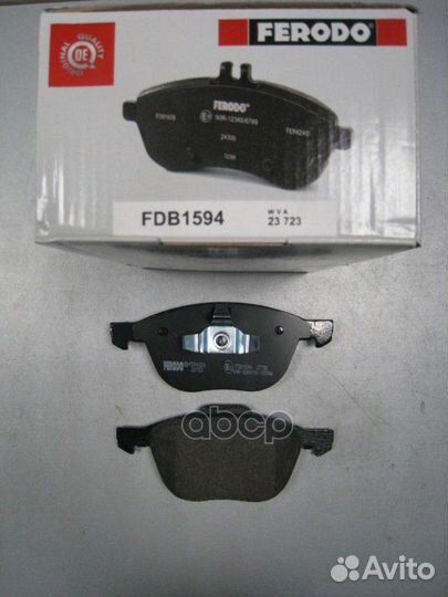 Колодки торм. пер. FDB1594 Ferodo