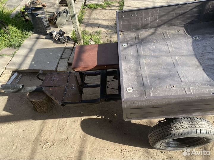 Прицеп на мотоблок усиленный