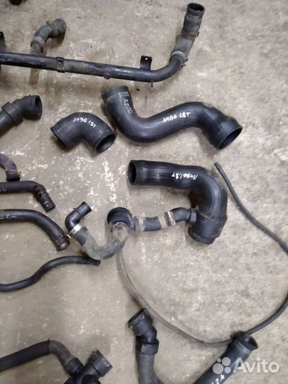 Патрубки охлаждающей жидкости Ауди А4 В6 2.0 ALT