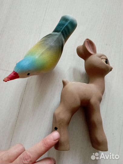 Резиновые игрушки-пищалки СССР, клеймо