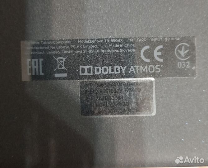 Планшет Lenovo TB-8504X