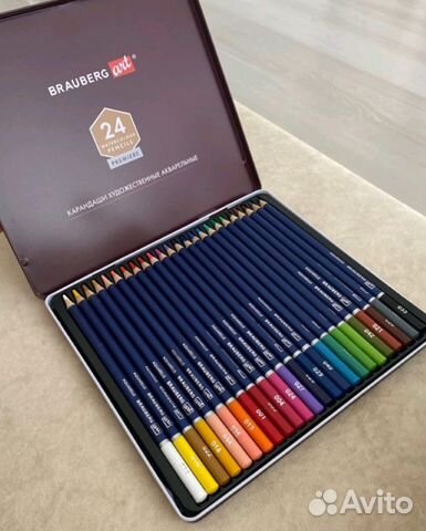Акварельные карандаши 24 цв новые