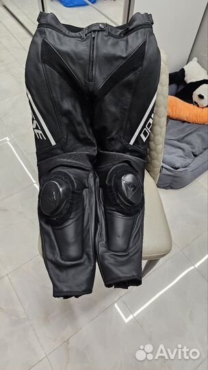 Мотобрюки кожаные женские dainese delta 3 46