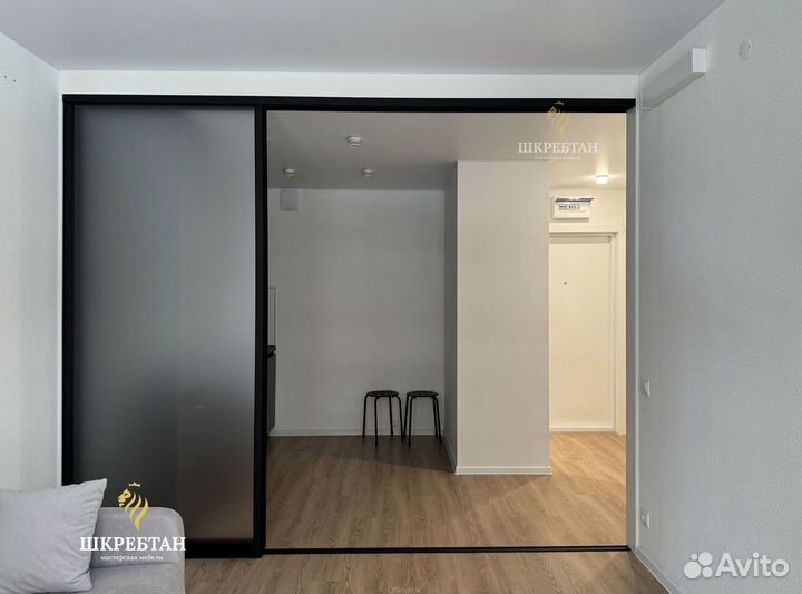 Перегородки с рифленным/матовым стеклом