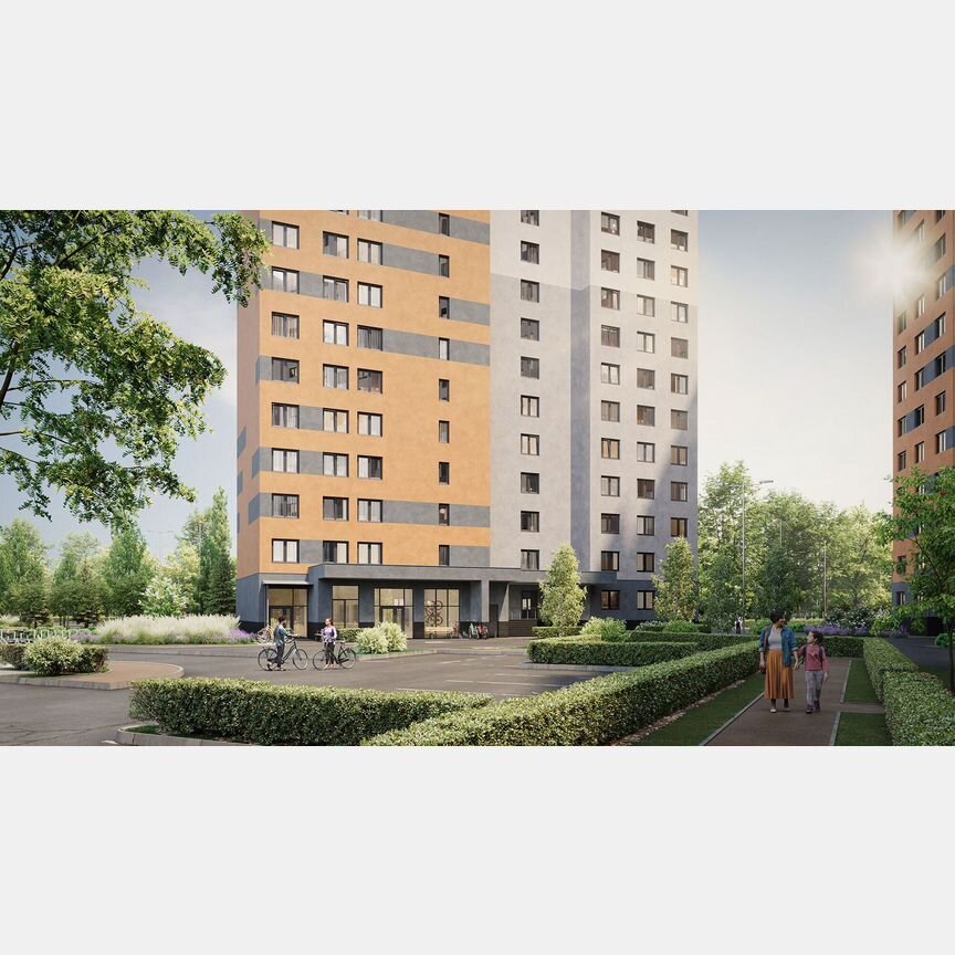 3-к. квартира, 64 м², 9/22 эт.