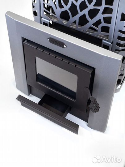 Печь для бани Агния, св-20 8 мм 2024, Со стекло