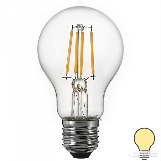 Лампа светодиодная Osram А E27 220/240 В 5 Вт груш