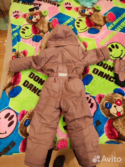 Зимний комбинезон для девочки 104