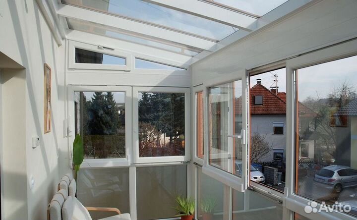 Остекление балконов, установка пластиковых окон