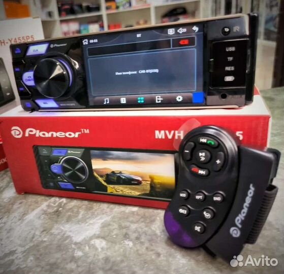 Магнитола Pioneer Дисплеем стандарт 1 din