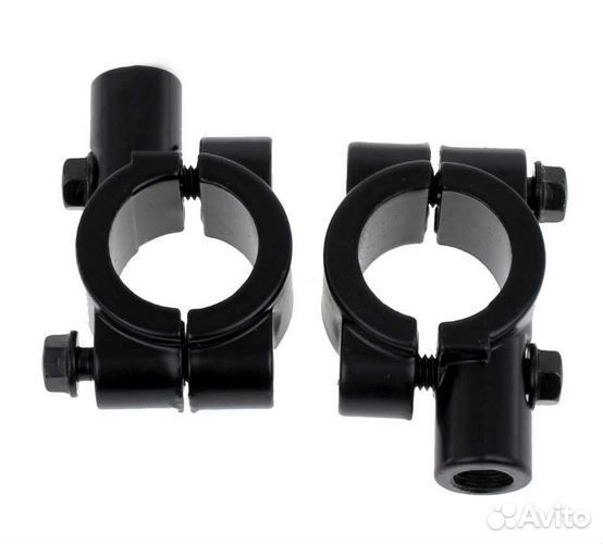 Крепление на руль для зеркал 8мм (пара) тип 1