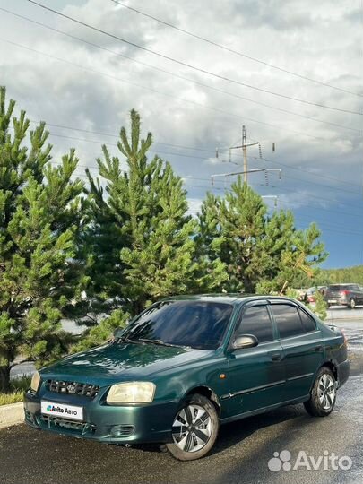 Hyundai Accent 1.5 МТ, 2001, 315 000 км