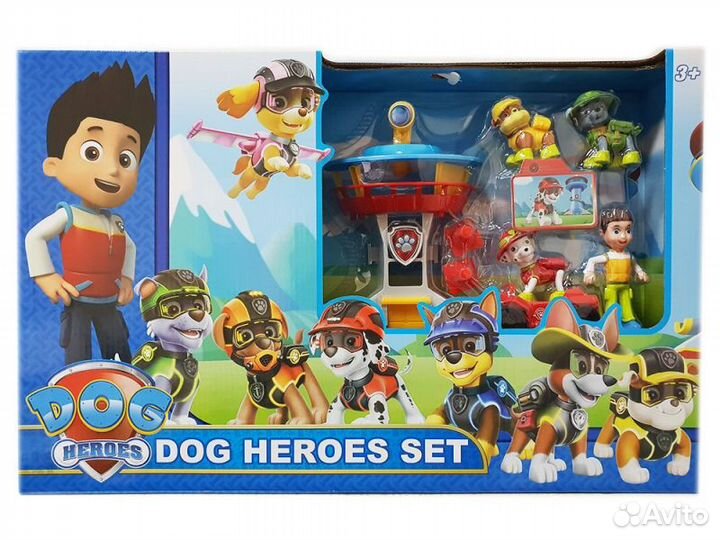 Щенячий патруль База офис спасателей с щенками