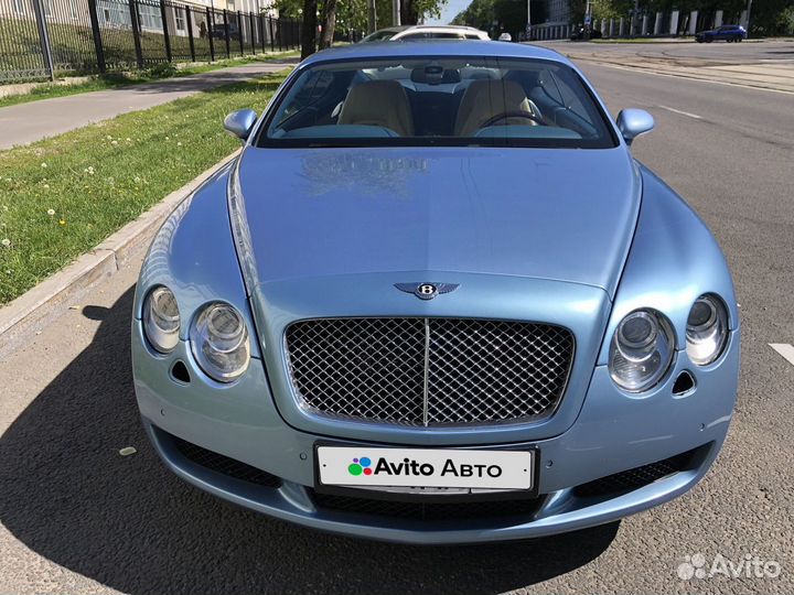 Bentley Continental GT 6.0 AT, 2007, 115 000 км