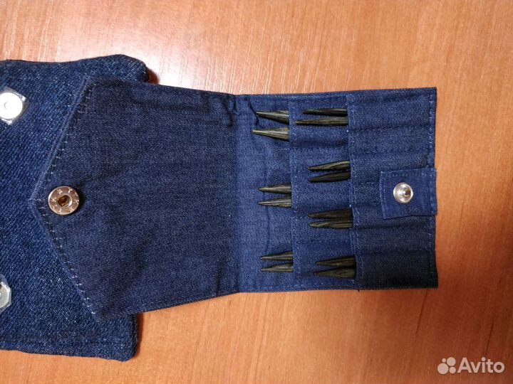 Knitpro Набор ультракоротких спиц denim 5см
