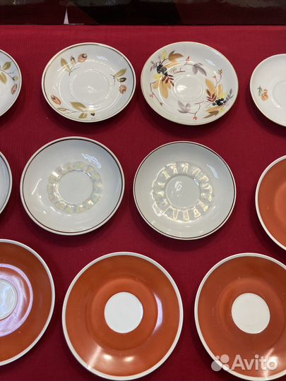 Блюдца Фарфор Лотом