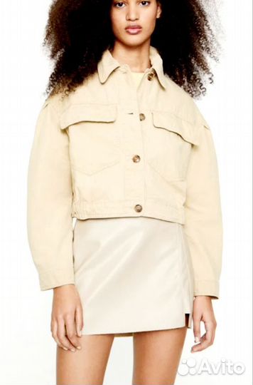 Джинсовая куртка pull and bear